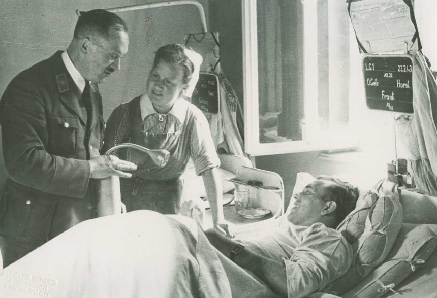 Aufnahme eines "Sprechenden Feldpostbriefes"